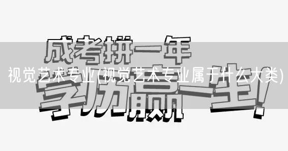 视觉艺术专业(视觉艺术专业属于什么大类)