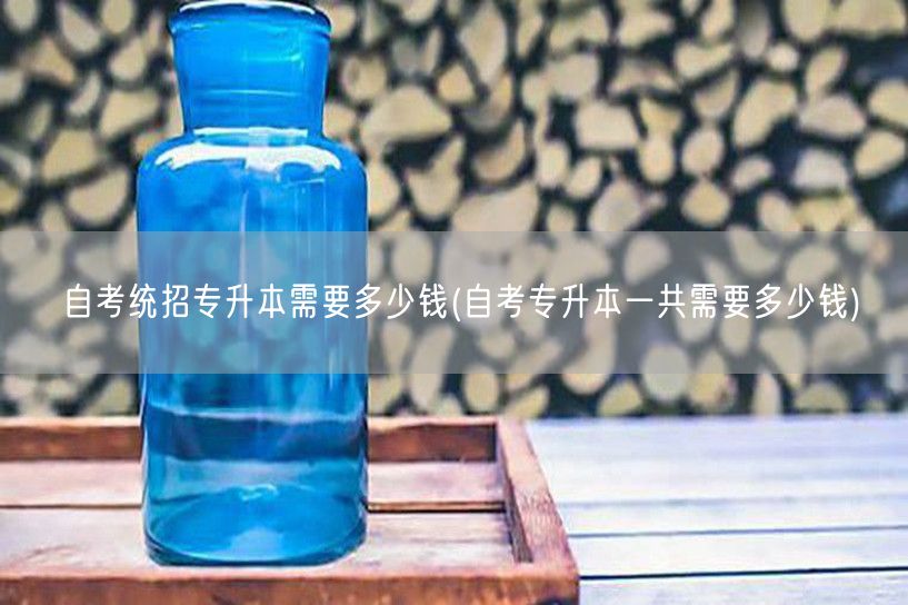 自考统招专升本需要多少钱(自考专升本一共