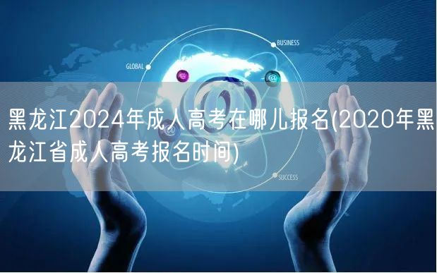 黑龙江2024年成人高考在哪儿报名(20