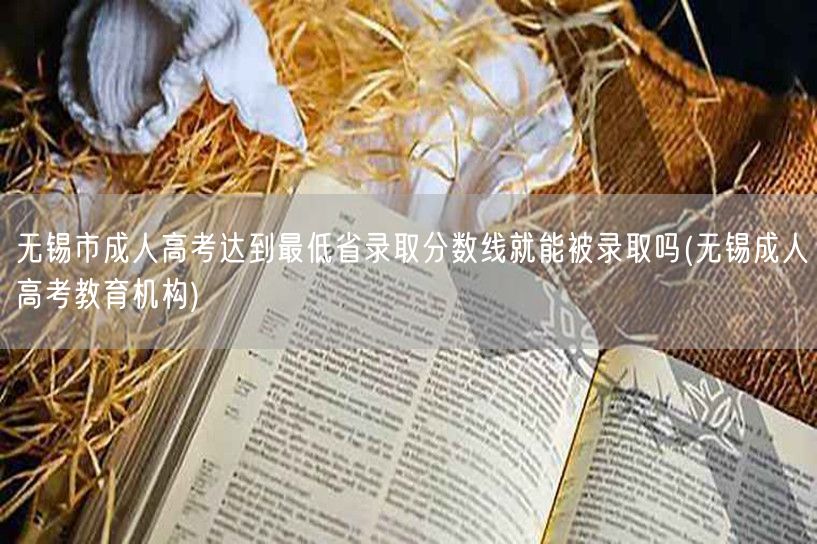 无锡市成人高考达到最低省录取分数线就能被
