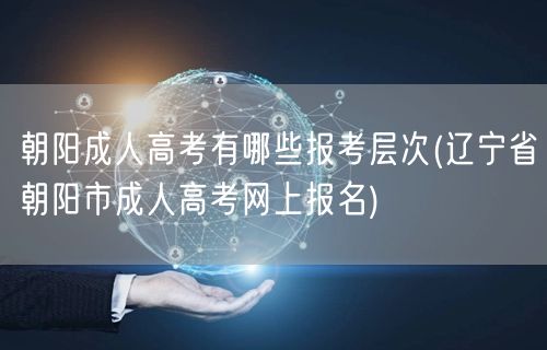 朝阳成人高考有哪些报考层次(辽宁省朝阳市