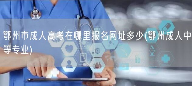 鄂州市成人高考在哪里报名网址多少(鄂州成