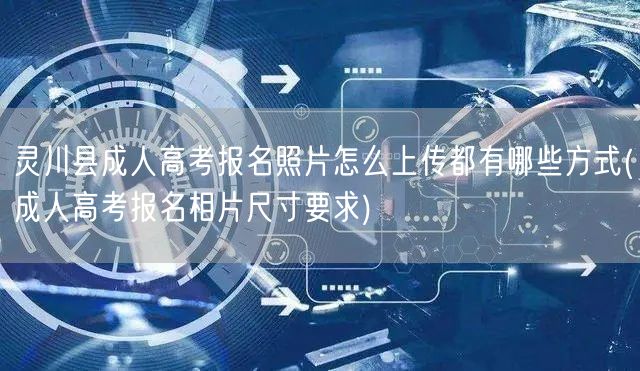 灵川县成人高考报名照片怎么上传都有哪些方