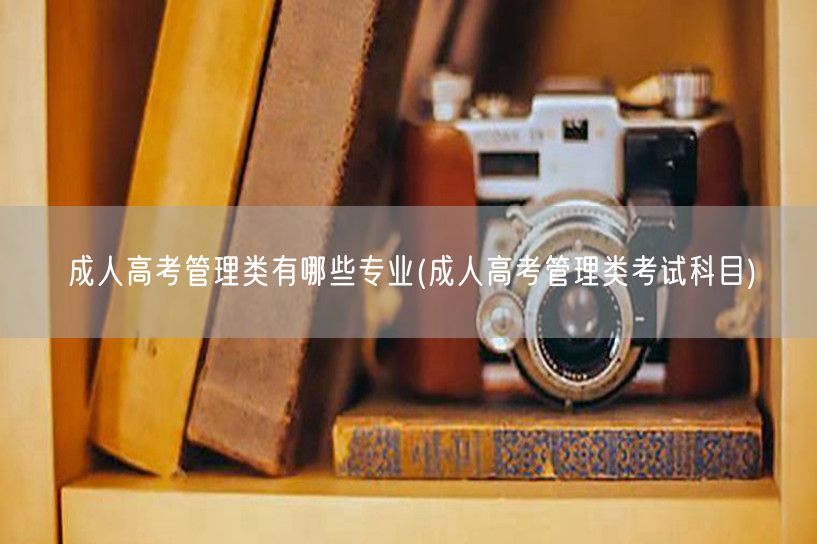 成人高考管理类有哪些专业(成人高考管理类