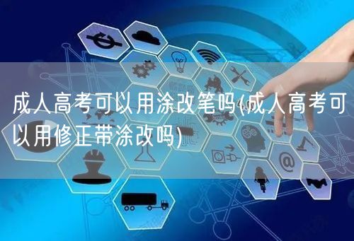 成人高考可以用涂改笔吗(成人高考可以用修