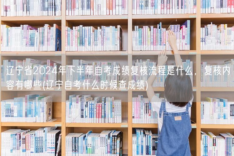 辽宁省2024年下半年自考成绩复核流程是