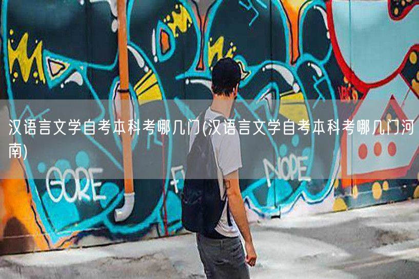 汉语言文学自考本科考哪几门(汉语言文学自