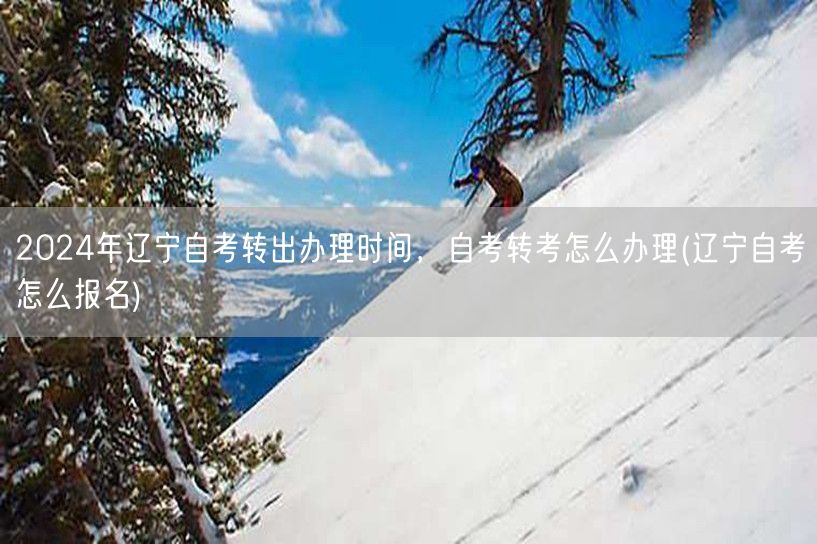 2024年辽宁自考转出办理时间，自考转考