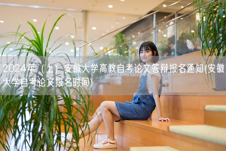 2024年（上）安徽大学高教自考论文答辩