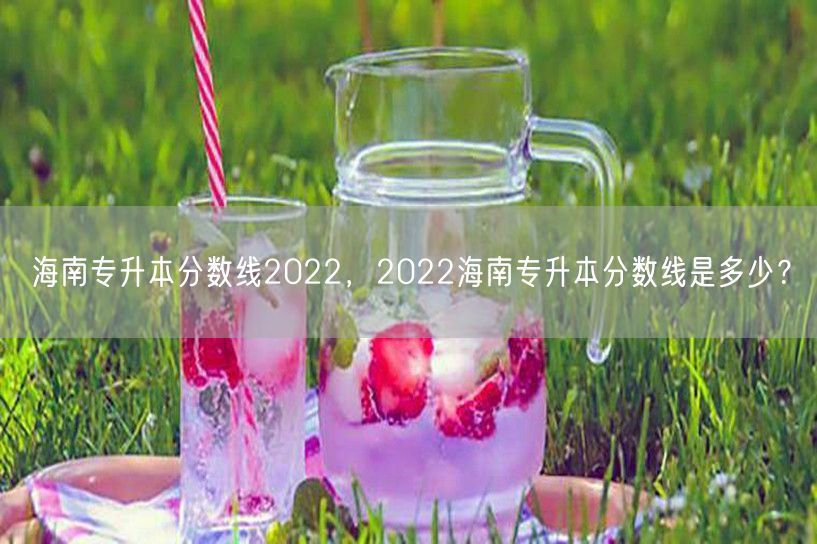 海南专升本分数线2022，2022海南专