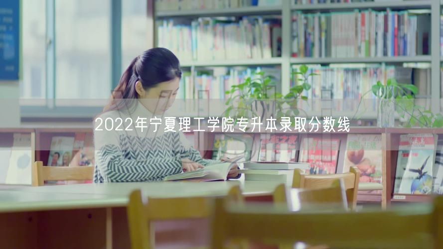 2022年宁夏理工学院专升本录取分数线