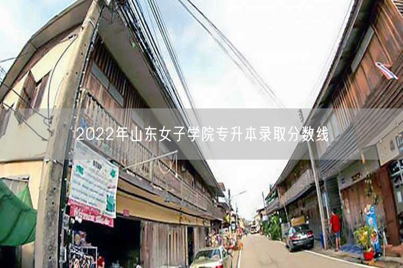2022年山东女子学院专升本录取分数线