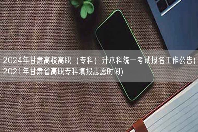 2024年甘肃高校高职（专科）升本科统一