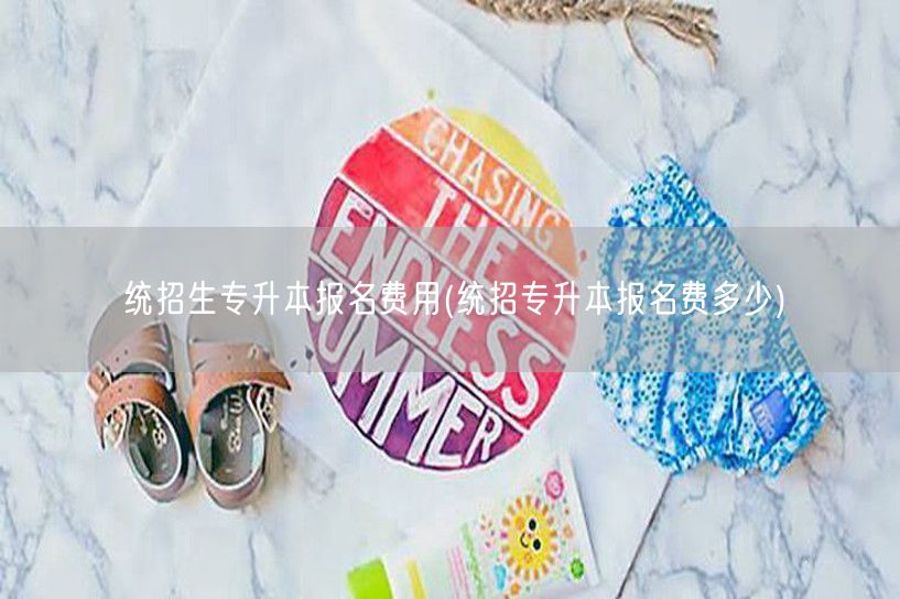 统招生专升本报名费用(统招专升本报名费多