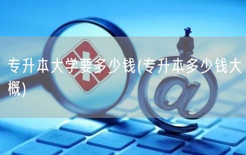 专升本大学要多少钱(专升本多少钱大概)
