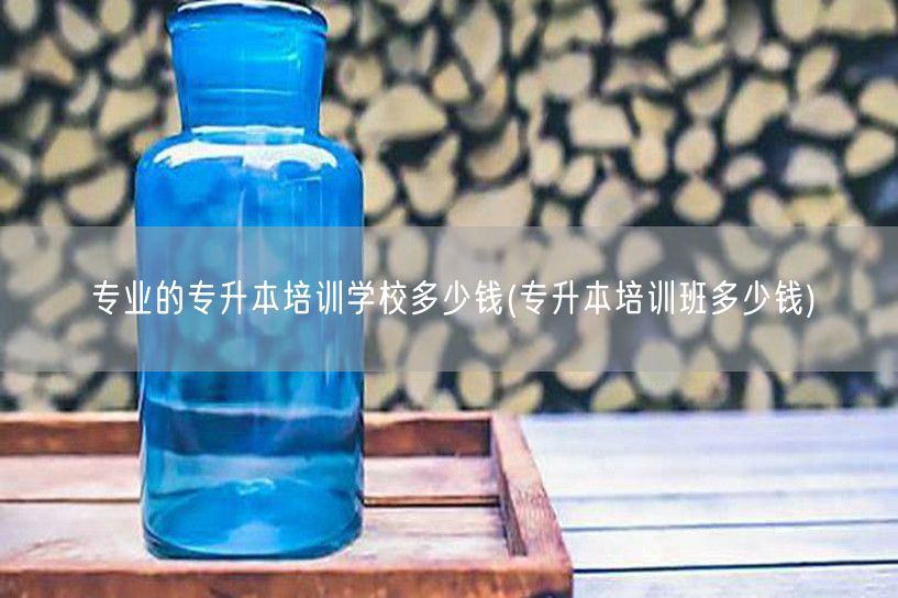 专业的专升本培训学校多少钱(专升本培训班