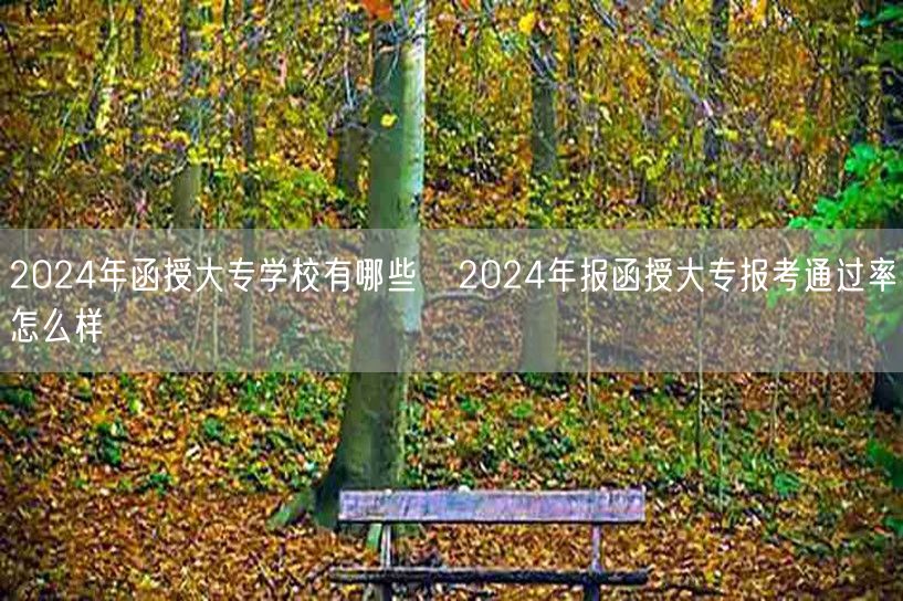 2024年函授大专学校有哪些   202