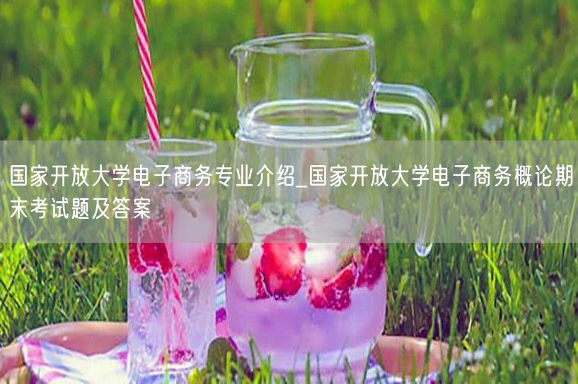 国家开放大学电子商务专业介绍_国家开放大