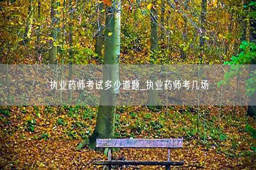 执业药师考试多少道题考几场