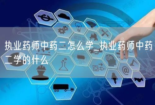 执业药师中药二学习指南_内容概览与学习方