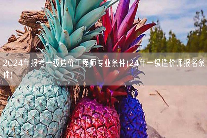 2024年报考一级造价工程师专业条件 2
