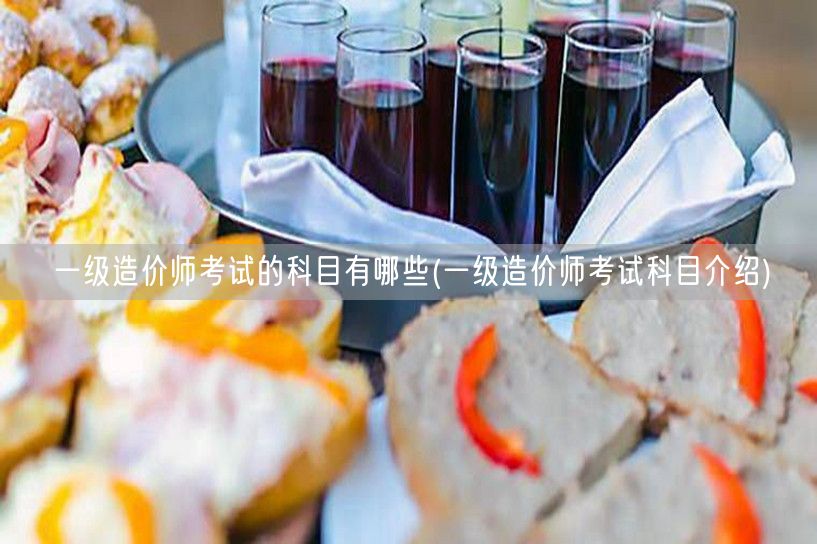 一级造价师考试的科目有哪些 考试科目概览