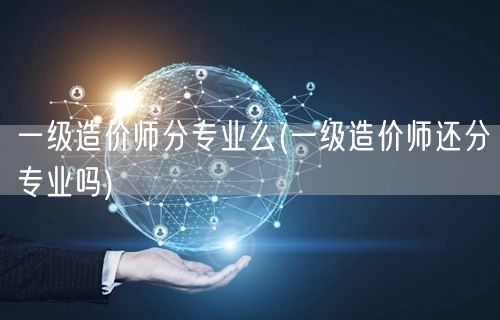 一级造价师分专业么 确实分专业
