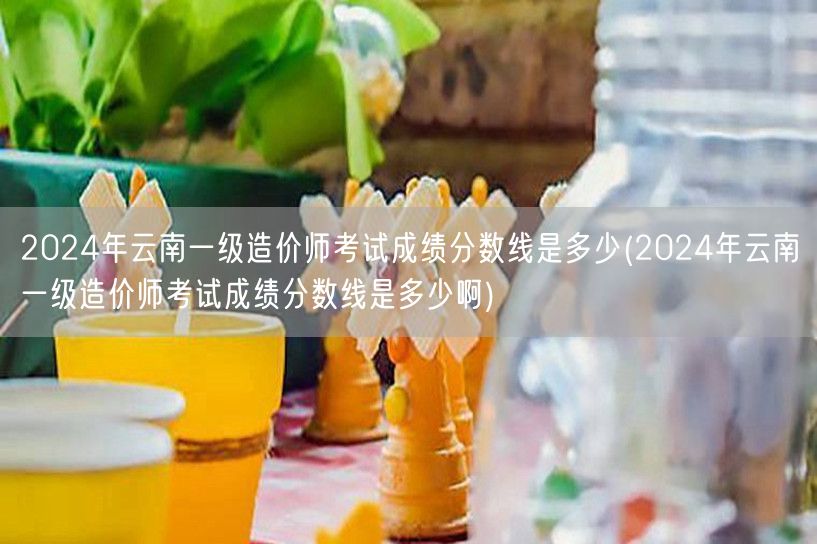 2024年云南一级造价师考试成绩分数线是