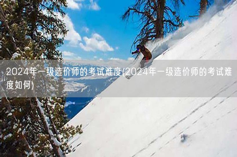 2024年一级造价师考试难度概览