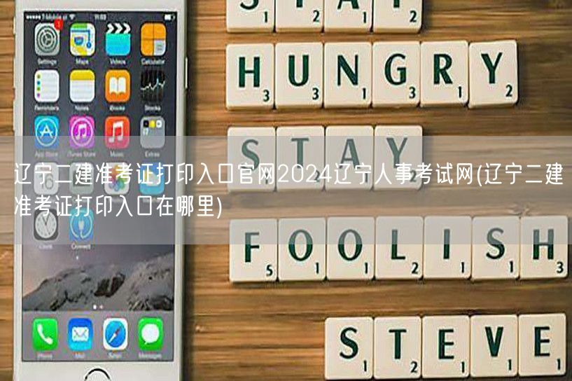 辽宁二建准考证打印入口官网2024辽宁人