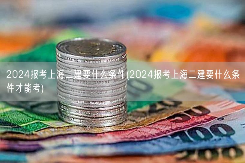 2024报考上海二建所需条件概览