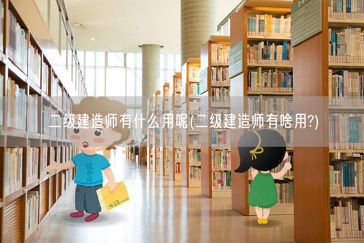 二级建造师有什么用呢 建造师职业价值探讨