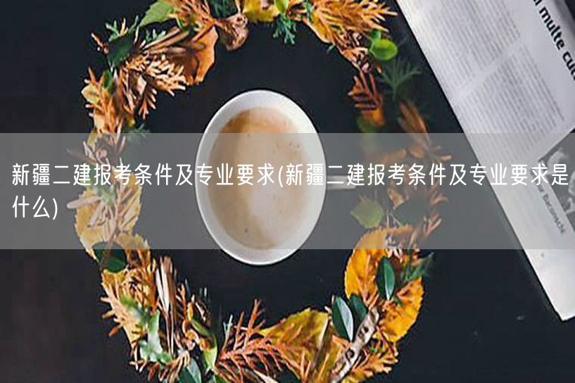 新疆二建报考条件及专业要求 详解版