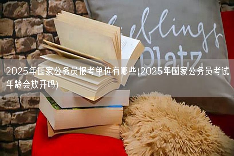 2025国考单位概览及报考年龄政策展望