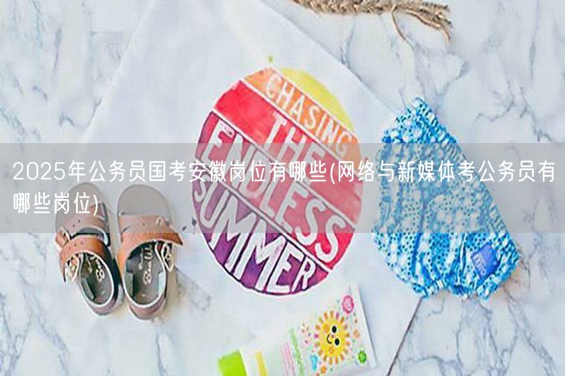 2025国考安徽岗位查询 网络新媒体公务